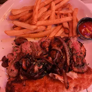 Sliced Steak sandwich
