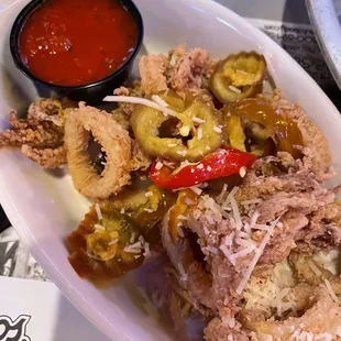 Fried calamari