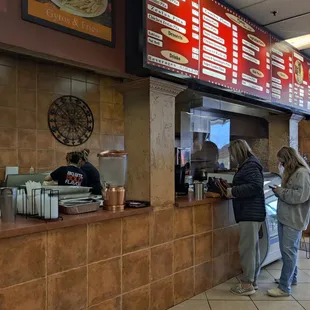 Gettin' gyros and spanakopita plates!