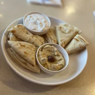Hummus and pita