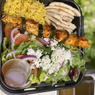 Chicken Kabob Plate