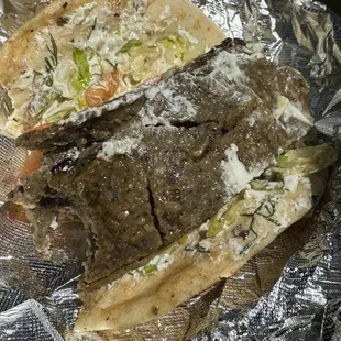 Our Famous Gyro Sandwich