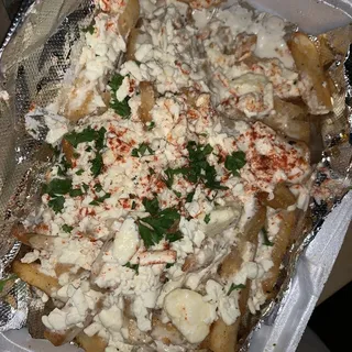 Large Greek fries