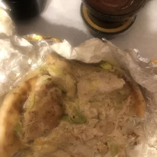 Pictures of the gyros. They weren't bad at all.