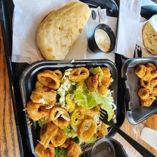 Calamari Greek Salad