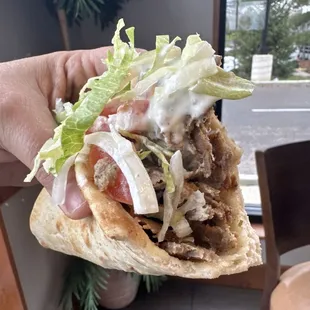 Regular sized gyro
