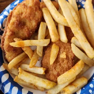 fish and chips, seafood, fish, food