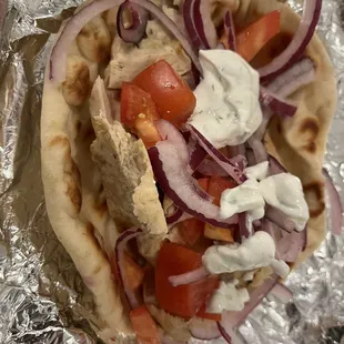 Chicken gyro