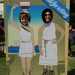 Fun new display at St. Basil Greek Festival this year.. The food..sweets.. Band and drinks always awesome..