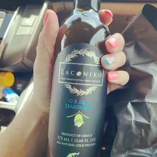 One of the many olive oils available for purchase