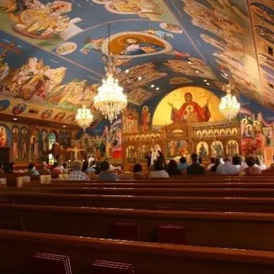 Explore the beauty of a Greek Orthodox Church.