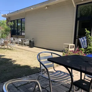 Partial view of back patio