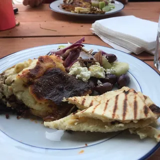 Moussaka and Bechamel Platter