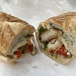 Chicken Basil Aioli Sandwich