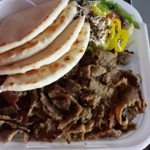 Gyro plate from Santorini in Nashville