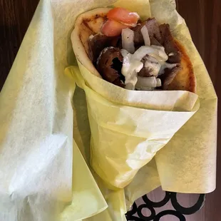 Gyros sandwich. So delicious!