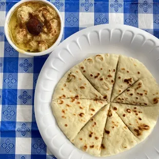 Pita Bread and Hummus