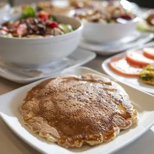 a variety of food