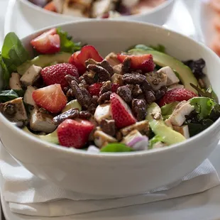 a bowl of salad
