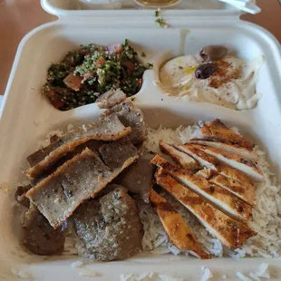 Athenian delight with humus &amp; tabule