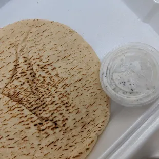 Pita bread was yummy!