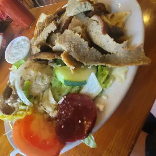 Lunch Gyro Platter