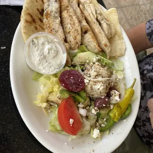 Chicken Sauvlaki Platter( lunch special )