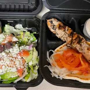 SM Athenian Salad (1SK) CHICKEN KEBAB
