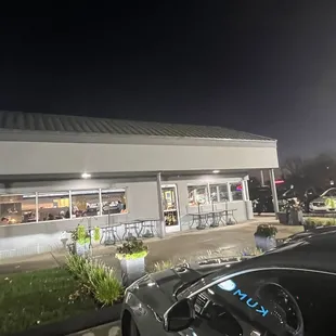 outside, sushi and sashimi