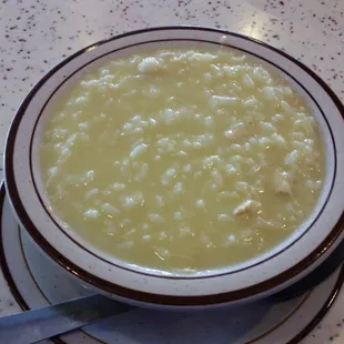 Lemon Rice Soup