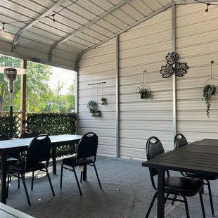 Outside seating