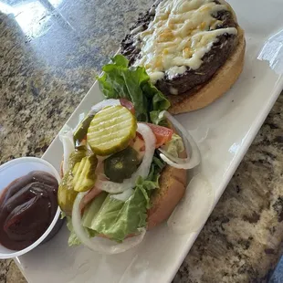 Greek Jalapeño Burger