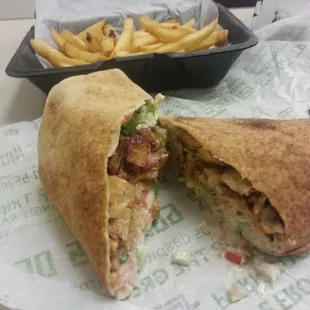 Spit Fire Chicken Wrap