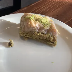 Pistachio baklava