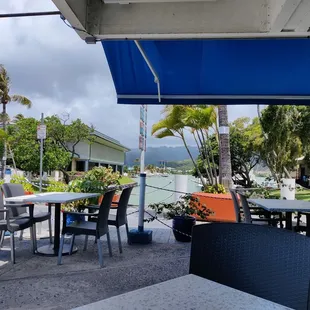 Our view of the marina