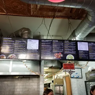 Menu board