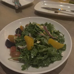 Beet salad with a lack of beets