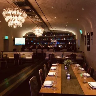 Bar area in the back