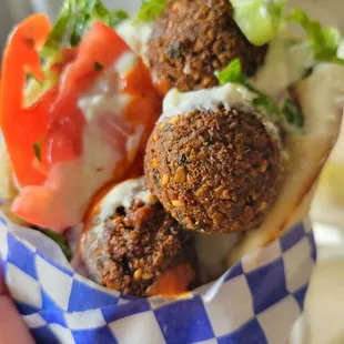 Falafel Souvlaki