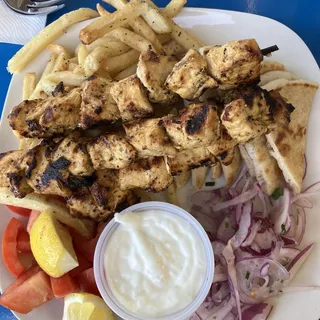 CHICKEN SOUVLAKI