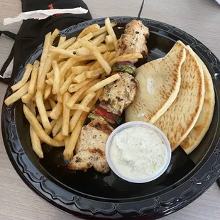 Chicken Kabob Plate