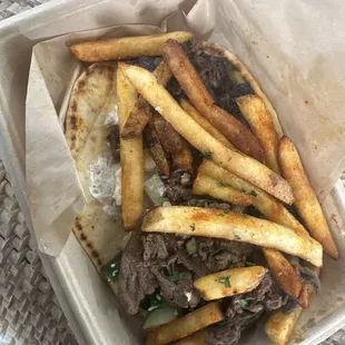 Steak gyro