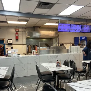 people in a restaurant