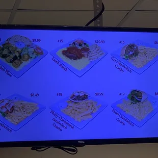 Menu !!