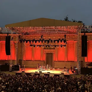 In between sets getting ready for Big Thief, August 2023