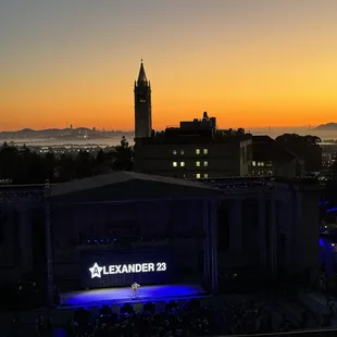 Beautiful sunsets from the lawn!