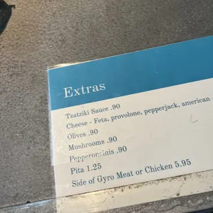 Extras