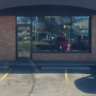 outside