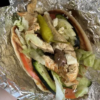 Aegean Chicken Gyro Sandwich