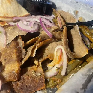 Meat in the Gyro Gyros Platter
